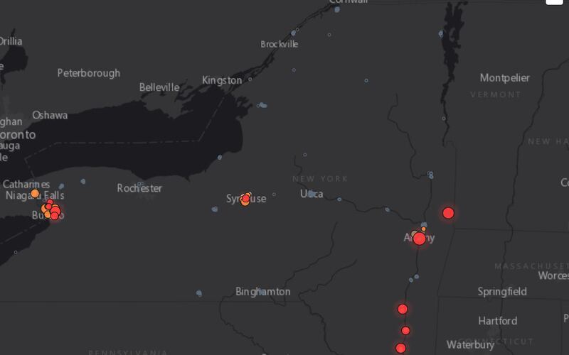 A view of the Sewage in the Water map